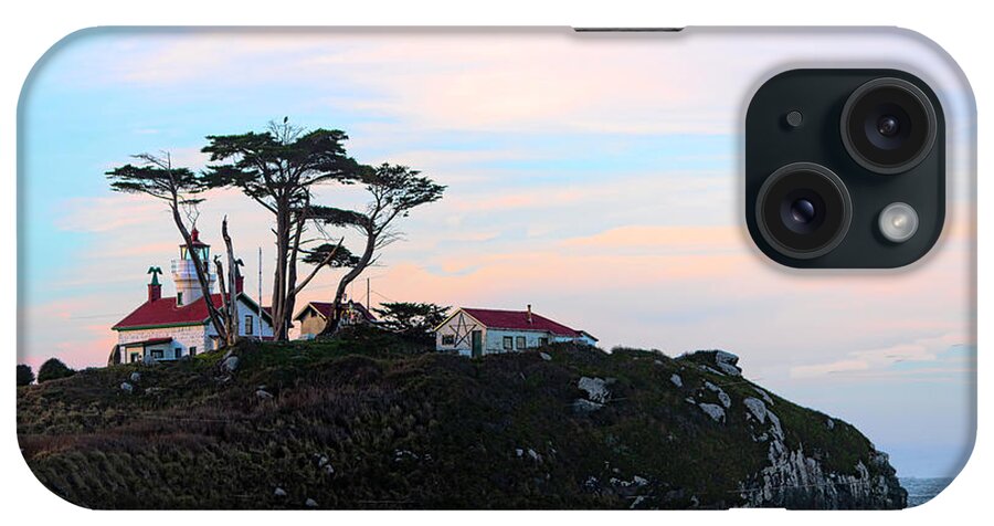 Battery Point iPhone Case featuring the photograph Battery Point Lighthouse Morning Skies by Cathy Anderson