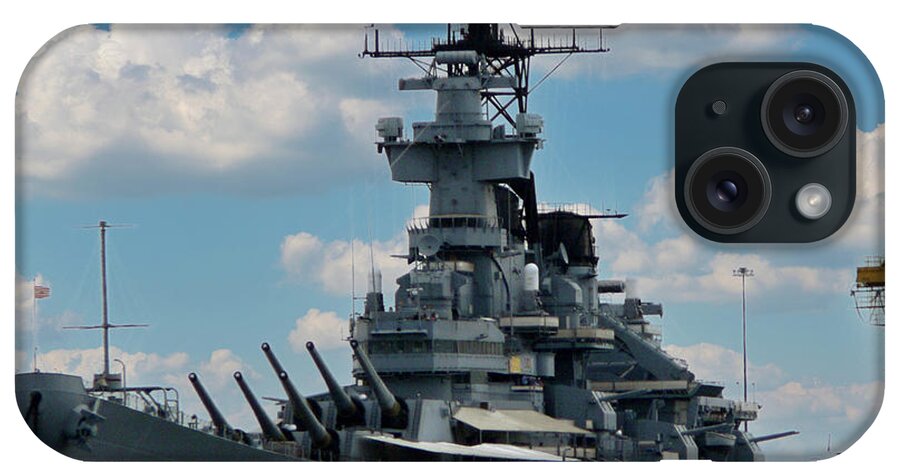 Battleship iPhone Case featuring the photograph Battleship New Jersey by Kevin Fortier