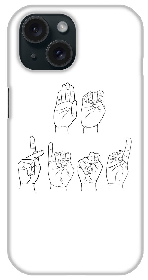 Be Kind iPhone Case featuring the digital art Be Kind by Rachel Barrett