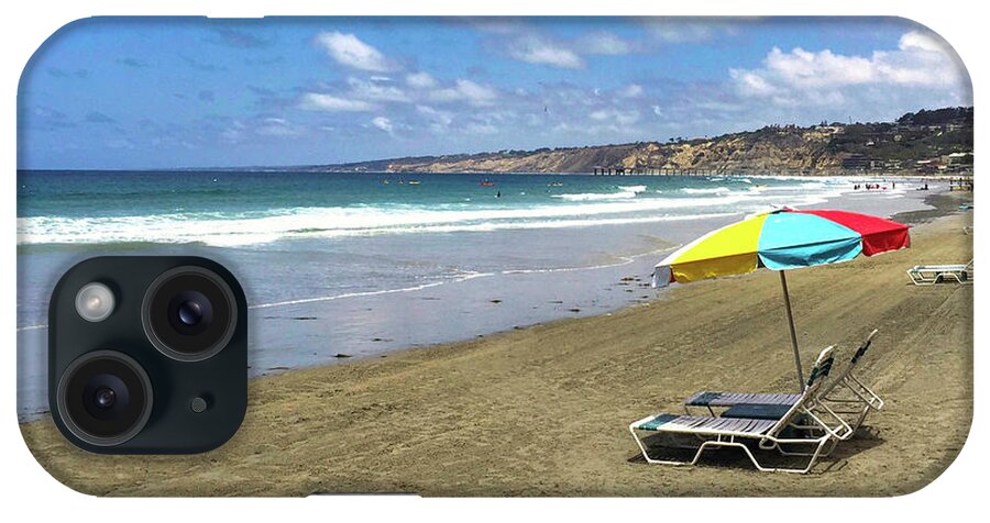 La Jolla iPhone Case featuring the photograph Beach Day in La Jolla California by Matthew DeGrushe