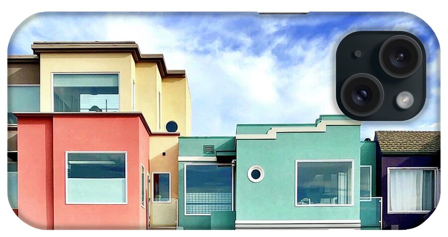  iPhone Case featuring the photograph Beach Houses by Julie Gebhardt