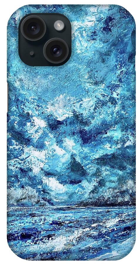 Sea iPhone Case featuring the painting Beach me by Francelle Theriot