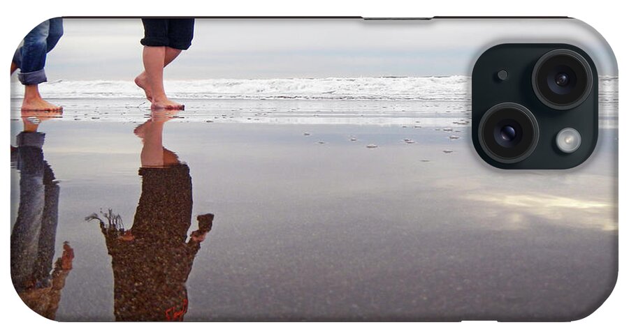 Beach iPhone Case featuring the photograph Beach Walk by Robert Dann