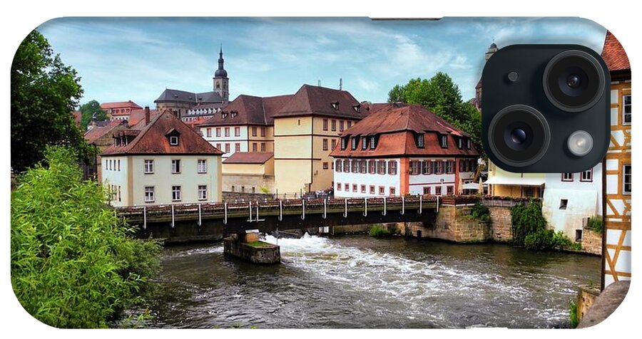 Bamberg iPhone Case featuring the photograph Beautiful Bamberg on the River by Kirsten Giving