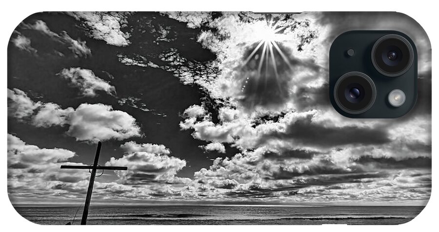 Black And White iPhone Case featuring the photograph Beautiful Day by Jerry Connally