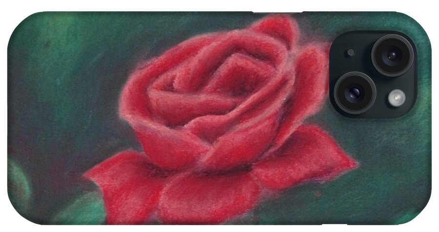 Rose iPhone Case featuring the painting Beauty of Rose by Jen Shearer