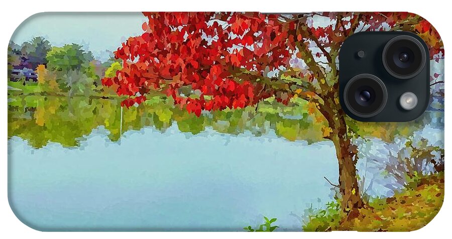 Water iPhone Case featuring the photograph Beaver Lake Autumn Dreams by Allen Nice-Webb