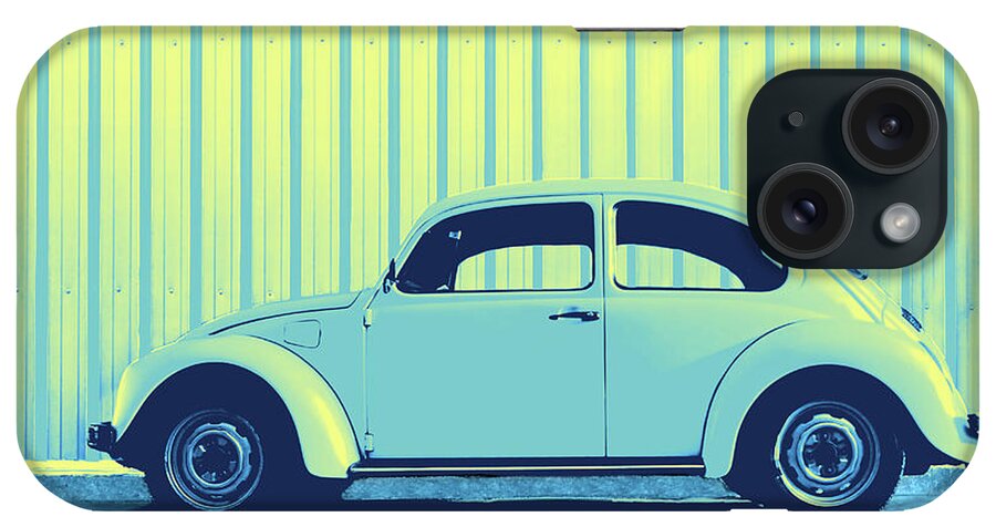 Car iPhone Case featuring the photograph Beetle Pop Sky by Laura Fasulo