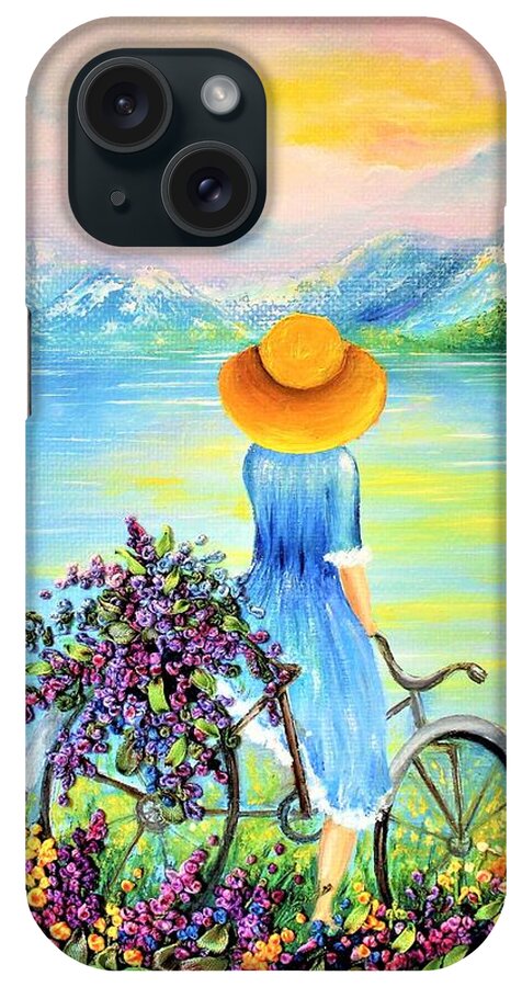 Wall Art Home Décor iPhone Case featuring the mixed media Beginning of the day by Tanya Harr