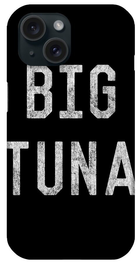 Funny iPhone Case featuring the digital art Big Tuna Retro by Flippin Sweet Gear