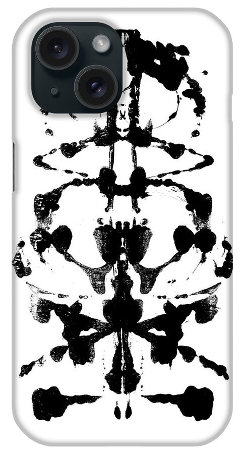 Statement iPhone Case featuring the painting Black Water Sadness by Stephenie Zagorski
