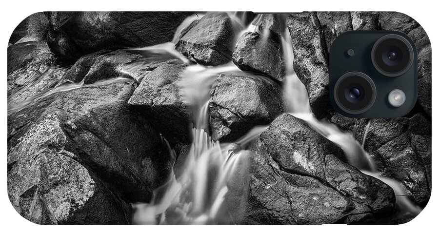 Black And White iPhone Case featuring the photograph Blackstone River LIII BW by David Gordon