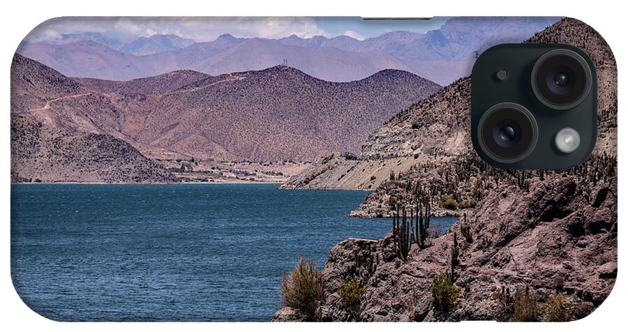 Chile iPhone Case featuring the photograph Blick auf den Pucaro-Stausee by Thomas Riess