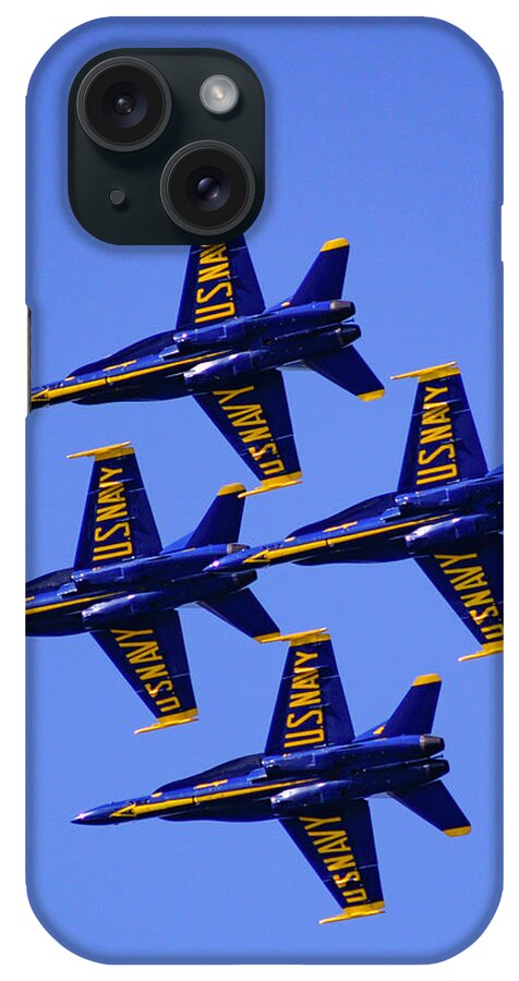 Airshows iPhone Case featuring the photograph Blue Angels by Bill Gallagher