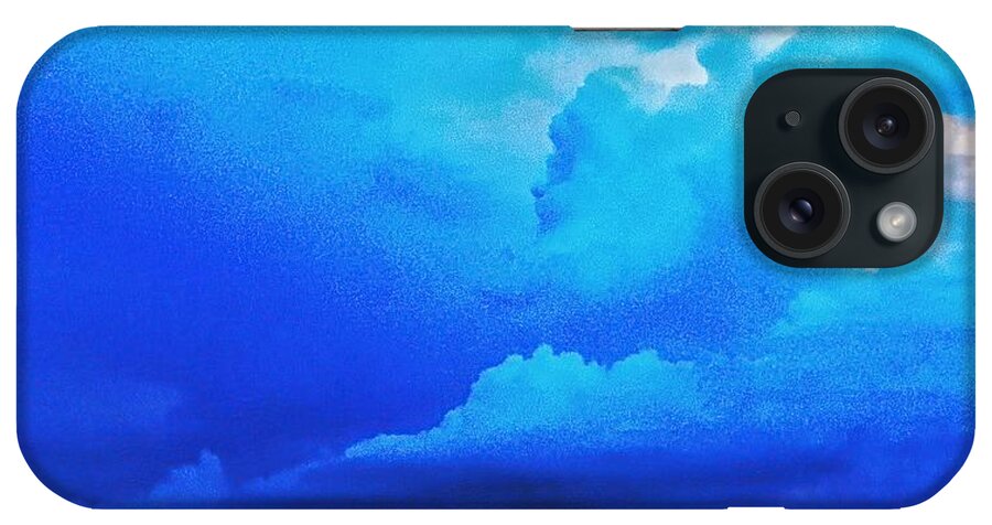 August Sunsets 2020 Cool Blue Sunsets Summer Sunsets iPhone Case featuring the photograph Blue August Sunset 2020 by Ruben Carrillo