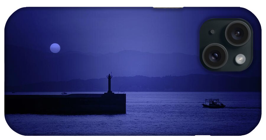  iPhone Case featuring the photograph Blue Evening by Edward Galagan
