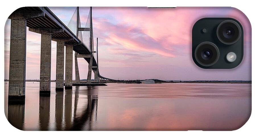 Sunsets iPhone Case featuring the photograph Blue Hour Magic by DB Hayes