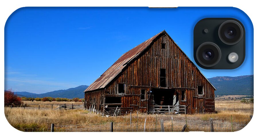 Barn iPhone Case featuring the photograph Blue McCall Afternoon by Michael Morse