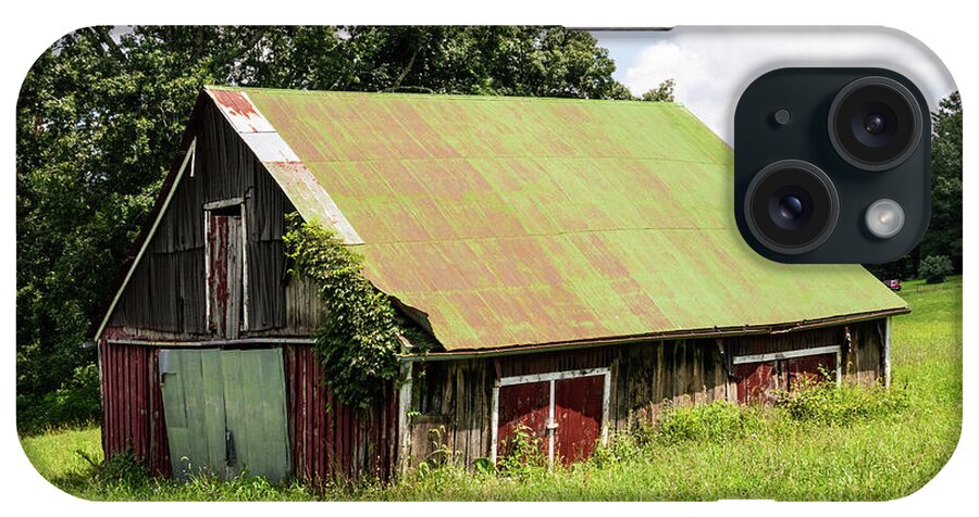 Mountains iPhone Case featuring the photograph Blue Ridge Mountains Landscape Rural Barn 927 by Dan Carmichael