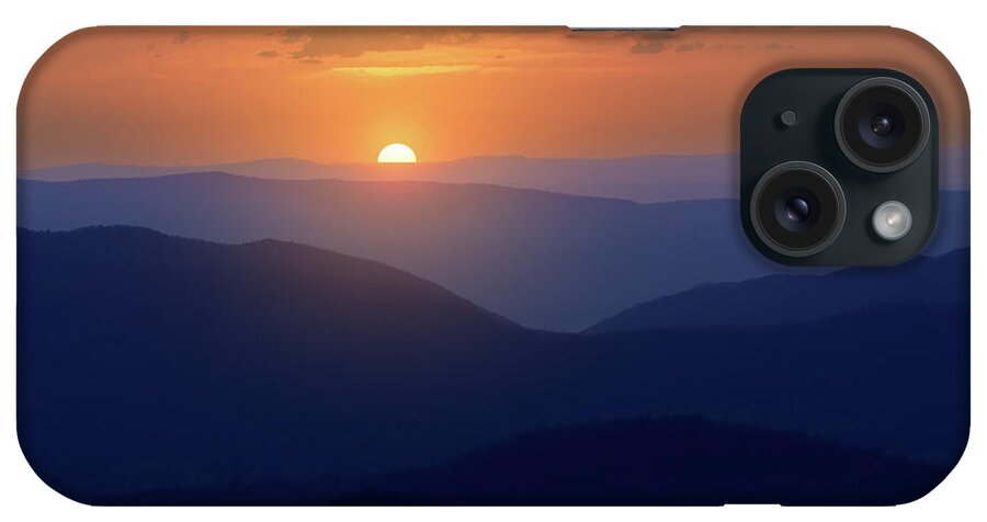 Virginia iPhone Case featuring the photograph Blue Ridge Sunset by Rick Berk