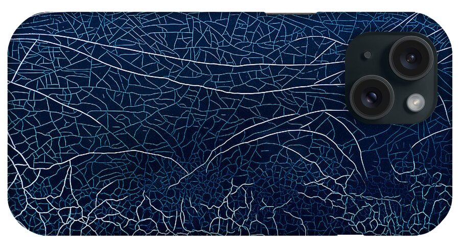 Texture iPhone Case featuring the photograph Blue Texture by Carrie Hannigan