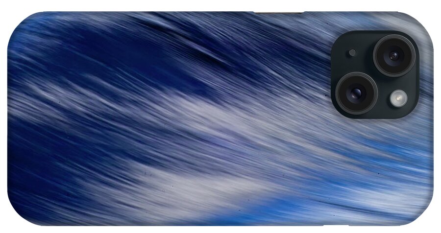 Wave iPhone Case featuring the photograph Blue Wave by Heiko Koehrer-Wagner