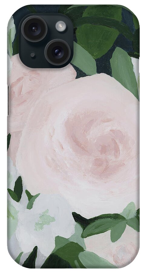 Blush Pink iPhone Case featuring the painting Blush Pink Bouquet by Rachel Elise