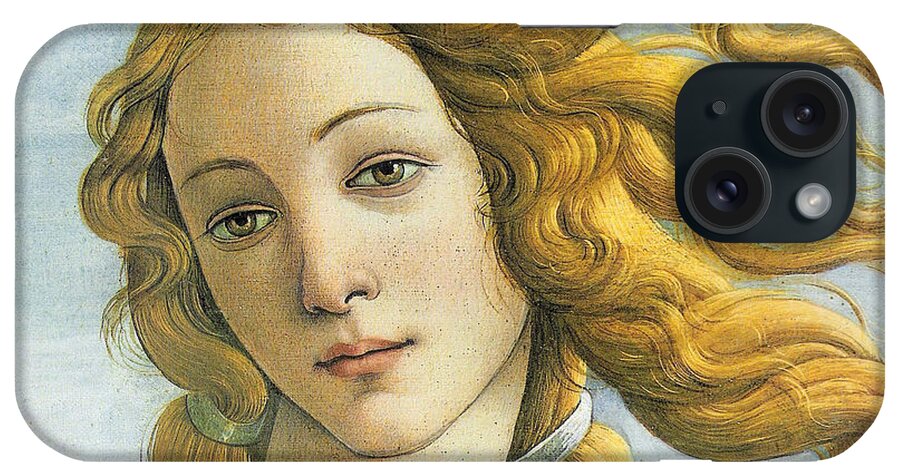Sandro Botticelli iPhone Case featuring the painting Botticelli Birth Of Venus by Tony Rubino