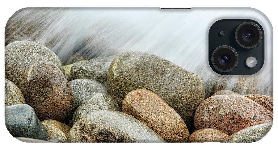 Seascape iPhone Case featuring the photograph Boulders by David Lee