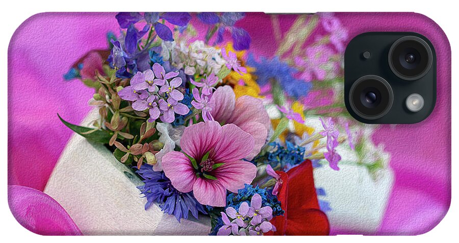 Nosegay iPhone Case featuring the photograph Boxed Nosegay by Vanessa Thomas