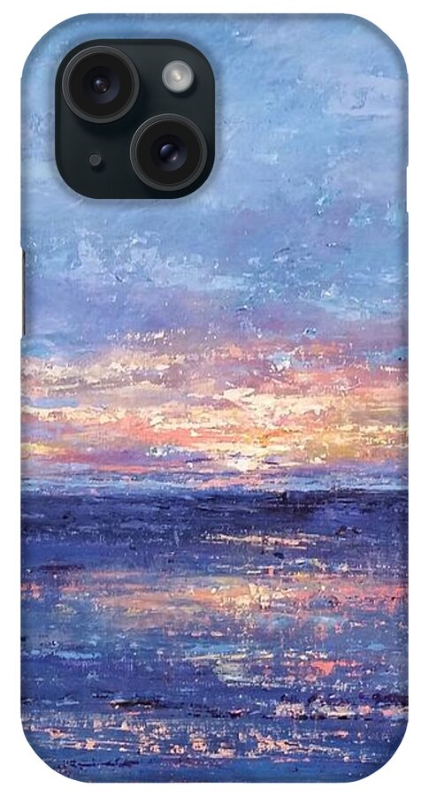 Ocean iPhone Case featuring the painting Breaking Light by Zan Savage