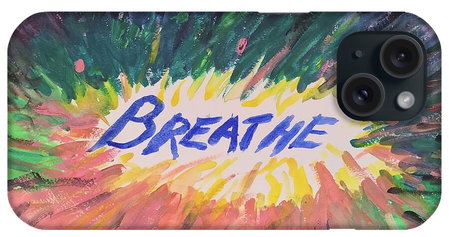 Breathe iPhone Case featuring the painting Breathe by Jane H Conti