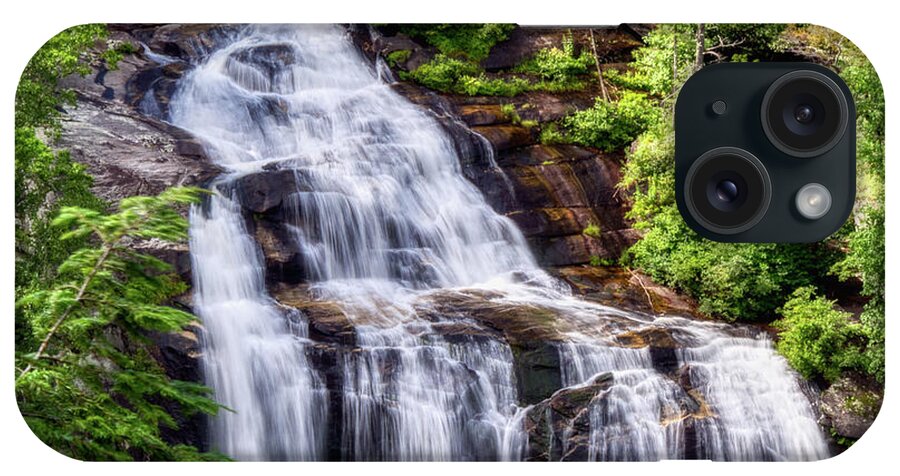 Waterfall iPhone Case featuring the photograph Breathtaking Upper Whitewater Falls by Amy Dundon