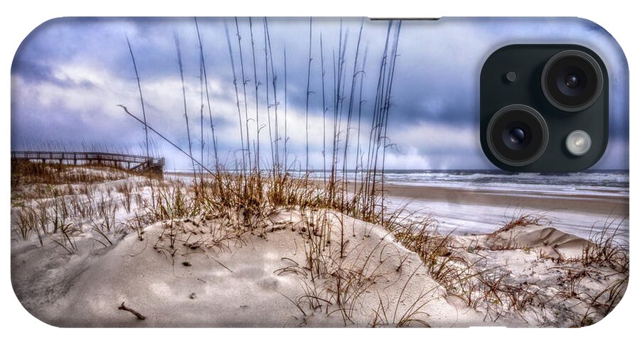 Clouds iPhone Case featuring the photograph Breezes in the Sand Dunes by Debra and Dave Vanderlaan