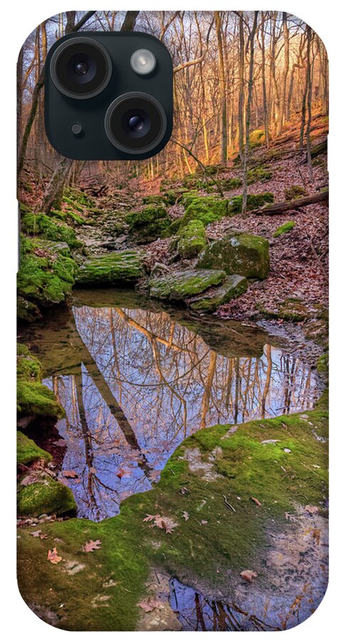 Magnolia Hollow Conservation Area iPhone Case featuring the photograph Brickey Hills Natural Area by Robert Charity