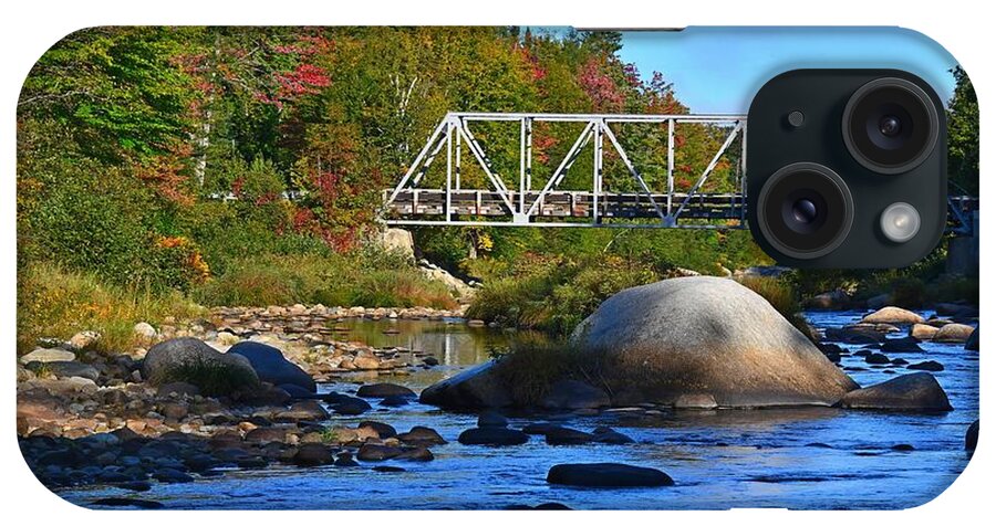 Bridge iPhone Case featuring the photograph Bridge Over the Ammonoosuc River by Steve Brown