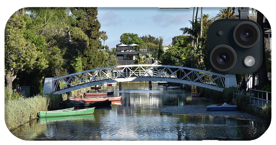 Venice iPhone Case featuring the photograph Bridge over the Venice Canals by Mark Stout