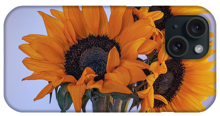 Petals iPhone Case featuring the photograph Bright and Beautiful Sunflowers 6 by Lindsay Thomson