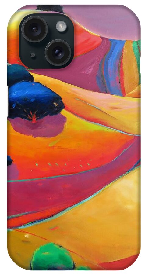 Vivid Colors iPhone Case featuring the painting Brightness by Gary Coleman