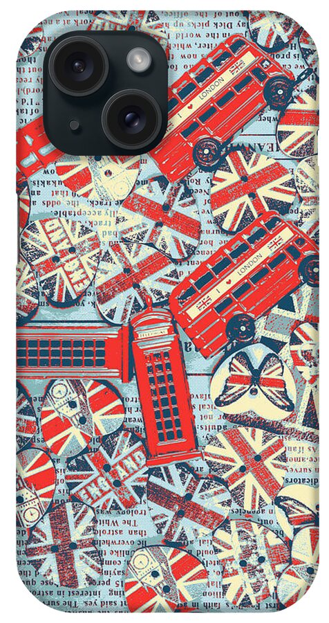 Britain iPhone Case featuring the photograph British pop by Jorgo Photography