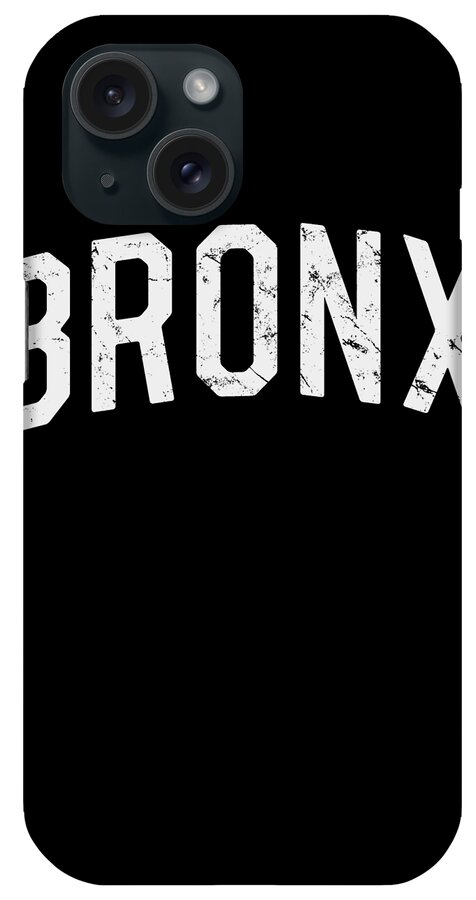 Funny iPhone Case featuring the digital art Bronx by Flippin Sweet Gear