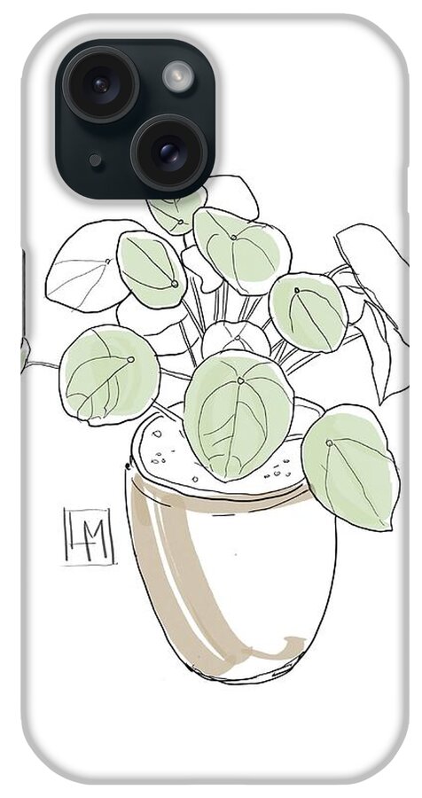 Vase iPhone Case featuring the painting Brown Jug by Luisa Millicent
