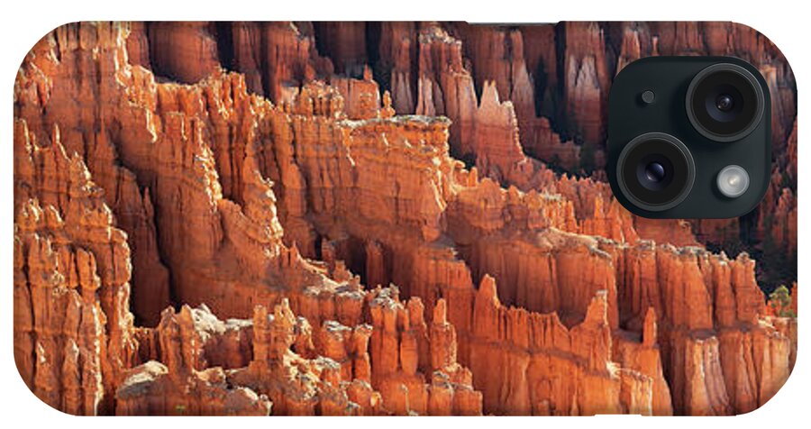 Utah iPhone Case featuring the photograph Bryce Canyon Detail Panorama by Aaron Spong