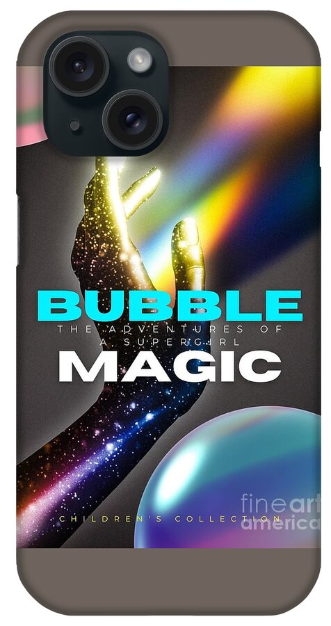 Children's Series iPhone Case featuring the digital art Bubble Magic by Ee Photography
