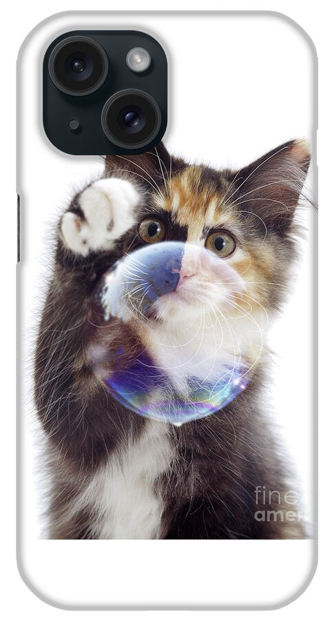 Tortoiseshell iPhone Case featuring the photograph Bubble Trouble by Warren Photographic