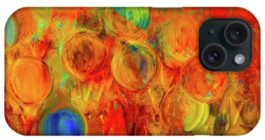 A-fine-art iPhone Case featuring the painting Bubblelicious 2 by Catalina Walker