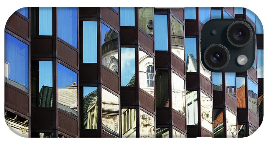Abstract iPhone Case featuring the photograph Budapest Reflections by Rick Locke - Out of the Corner of My Eye