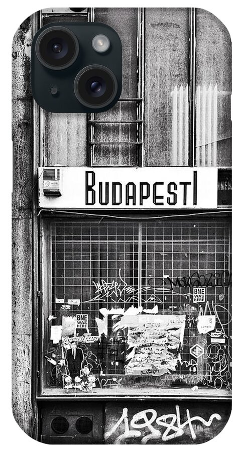 Budapest iPhone Case featuring the photograph Budapest Street Scene by Tito Slack