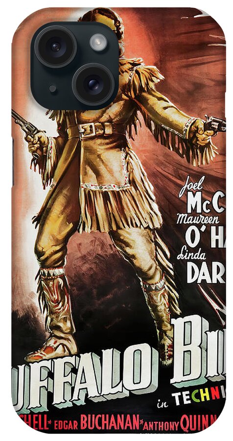 Synopsis iPhone Case featuring the mixed media ''Buffalo Bill'', 1944 - art by Alfredo Capitani by Movie World Posters
