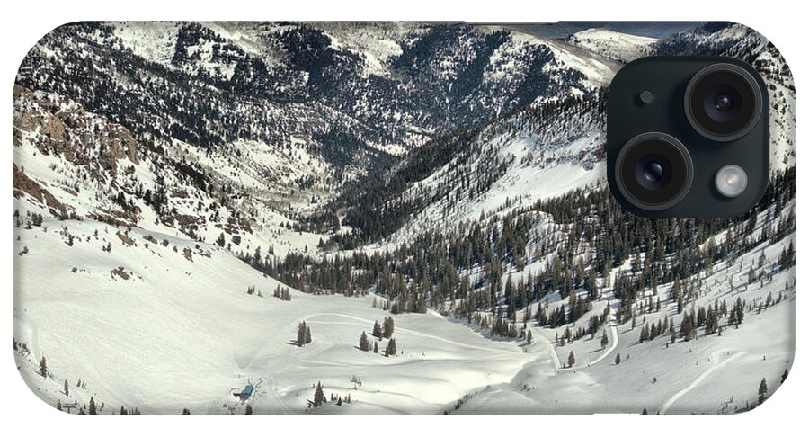 Snowbird iPhone Case featuring the photograph Bumps In Mineral Basin by Adam Jewell